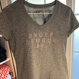Under Armour Gray Fitted Short Sleeve Tee